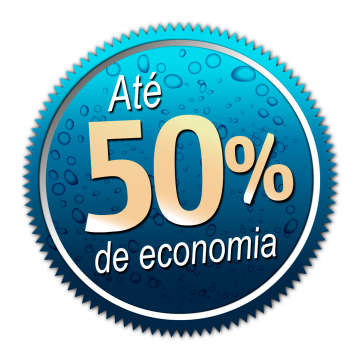 Até 50% de economia